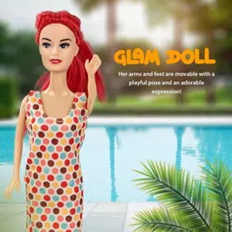 baybee DreamFlex Dollhouse Diva – Fashion Doll with Moveable Limbs image 5