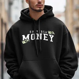 manico Men Full Sleeve Printed Hooded Sweatshirt image 2