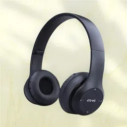 house of common Studio-Quality Microphone Headphones with Great Sound & Battery_I6 Bluetooth & Wired Headset image 1