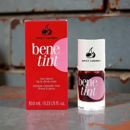 spicy cherry Benetint Lip & Cheek Stain smooth,waterproof tint for lip and cheek F79-picture-33