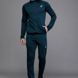 ASICS Men Blue Solid Basic Tracksuit-picture-38