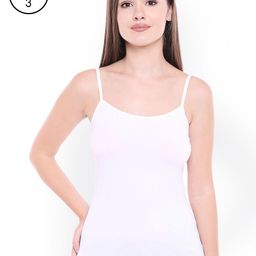 Bodycare Women White Solid Pack of 3 Camisoles E65WWW-picture-17