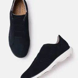 Geox Men Solid Leather Sneakers-picture-19