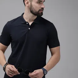 Roadster Men Polo Collar T-shirt-image-1
