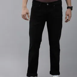 BEAT LONDON by PEPE JEANS Men Black Straight Fit Stretchable Jeans-picture-19