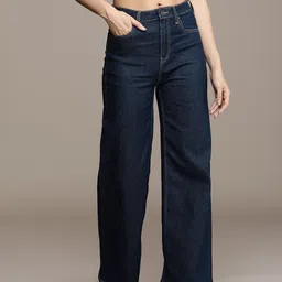 The Roadster Life Co. Women Wide Leg Stretchable Jeans-image-46