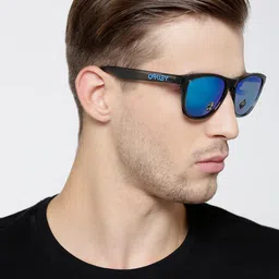 OAKLEY Men Mirrored Polarised Wayfarer Sunglasses 0OO90139013F6 image 5