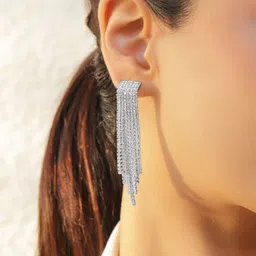 Rubans Voguish Contemporary Drop Earrings image 2