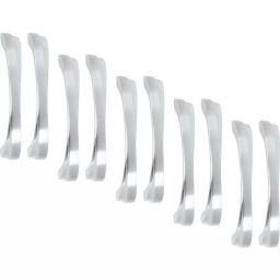 Atom 109.22 mm (4.3 inch) Zinc Silver Glossy Finish Cabinet/Drawer Handle, CH-550-CP-04-110 (Pack of 10)-picture-5