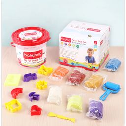 Babyhug My Fun Dough Jumbo Return Gift Set Kit With 12 Tools Pack Of 10 - 500 g-image-19