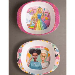 Superware Melamine Kids Partition Plate - Barbie Fun in the sun & Shine (Set Of 2) - T6540-picture-14