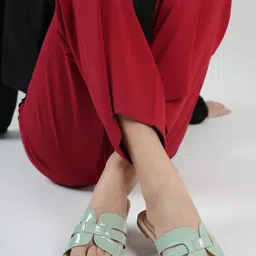 CORSICA Women Textured One Toe Flats image 2