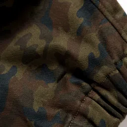 Dapper Dudes Camouflage Printed Cargo Pants - Green image 4