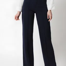 MULTIWA Women Smart High-Rise Regular Trousers-picture-17