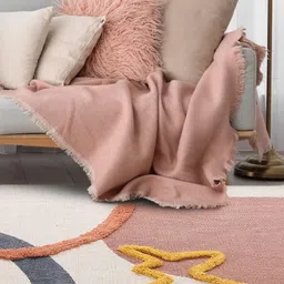 URBAN SPACE Multicoloured Self-Design Cotton Carpets image 3