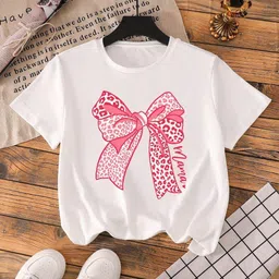 KPOP Girls Graphic Printed Round Neck T-shirt-picture-33