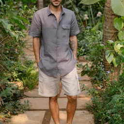 Creatures of Habit Men Classic Opaque Casual Shirt-picture-26