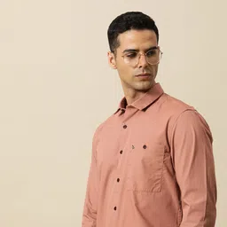 Mr Bowerbird Men Pure Cotton Tailored Fit Spread Collar Casual Shirt-image-74