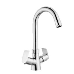 PLATO Passion Basin Mixer Tap Brass Chrome Finish Silver, PN-010-picture-16