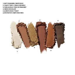 M.A.C Squall Goals Eye Shadow Palette X6: Cabin Fever- Holiday Collection Cabin Fever image 5