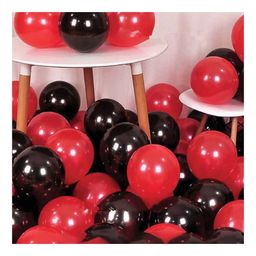 Bubble Trouble Party Balloons For Decoration Black - Pack Of 50-picture-7