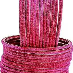 SAND Magenta Glass Artificial Stones & Beads Bangle-picture-12