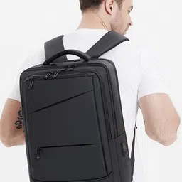 Mast & Harbour Unisex Urban Commuter Padded Medium Backpack with USB Charging Port-picture-43