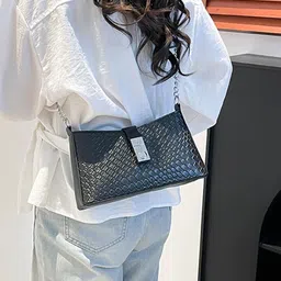 StyleCast Women Textured One Handle Sling Bag with Quilted image 4