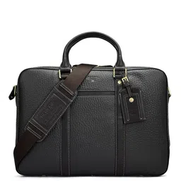 Da Milano Unisex Textured Leather Laptop Bag-picture-15
