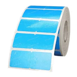 Tudko 25x20 mm 80 GSM 2 UP Self Adhesive Paper Label Blue image 3