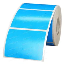 Tudko 55x40 mm 80 GSM 1 UP Self Adhesive Paper Label Blue (Pack of 2 Pcs) image 3