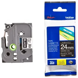 BROTHER Tape, White On Black, 24Mm W, 8M L, TZE-355-picture-45