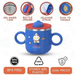 Magic Pebbles Printed Baby Sippers-280ml image 3