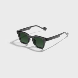 SAM AND MARSHALL Johannes 400UV Protection Polycarbonate Wayfarers Green Sunglasses-image-73