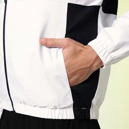 HRX by Hrithik Roshan Relaxed Fit Colourblocked Hooded Sporty Jacket image 5