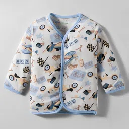 OHMS Single Jersey Knit Full Sleeves Striped Jhablas with Animal Print Pack of 5 - Multicolor image 2