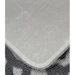 saral home Saralhome KARO Microfiber Antiskid Bathmat Grey. 50cm x 70cm image 4