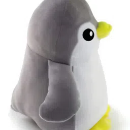 MummaSmile Penguin Soft Toy White Grey and Blue cambo - Height 30 cm image 4
