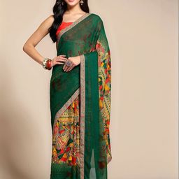 Anouk Rustic Poly Georgette Saree-picture-33
