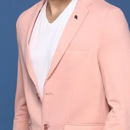 SHOWOFF Cotton Slim-Fit Single-Breasted Blazer image 3