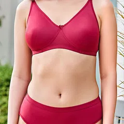 Lady Love Women Non-Padded Non-Wired Bra & Brief Set image 2