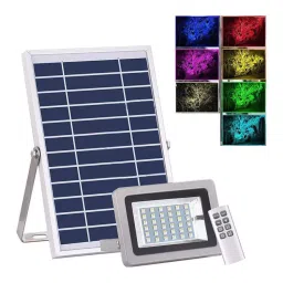 SOLARICA 100 W Solar Flood Lights with 24 Ah Lithium Ion Battery and 20 W Polycrystaline Panel image 2