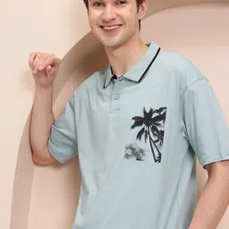 Mast & Harbour Tropical Print Polo T-shirt-picture-10