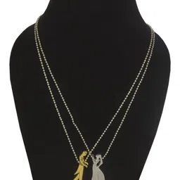 Utkarsh Gold-Plated Contemporary Pendants with Chains image 3