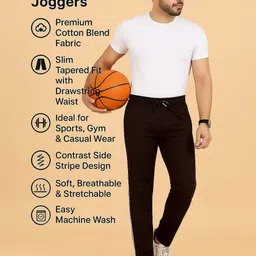 STARFOX Men Mid-Rise Track Pants image 3