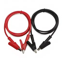 Meco Alligator Clip Test Leads For 6390 Battery Capacity Tester 4 Jacks-picture-33