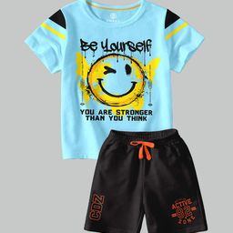 CODEZ Boys Printed T-shirt with Shorts-picture-47