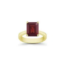 GenZcomplex Gold-Plated Brass Garnet Finger Ring-picture-31