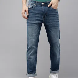 U.S. Polo Assn. Denim Co. Men Harold Slim Straight Fit Heavy Fade Stretchable Jeans-picture-25