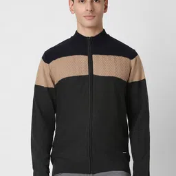 Van Heusen Sport Men Colourblocked Sweater image 1